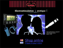 Tablet Screenshot of electrostimulation-erotique.com